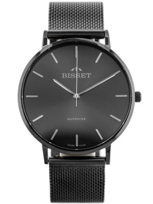 Zegarek Damski Bisset Bsbf33 (zb579p) - Szafirowe Szkło