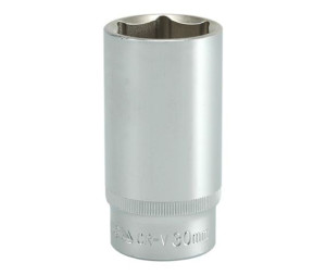 Nasadka Długa 6-kątna Chromowana 1/2'' 30mm