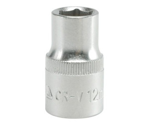 Nasadka Krótka 6-kątna Chromowana 1/2'' 12mm