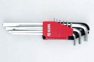 Klucze Hex Zestaw 9-częściowy 1,5-10mm Długi