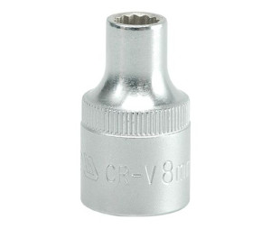 Nasadka Krótka 12-kątna Chromowana 1/2'' 10mm