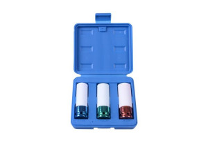 Komplet Nasadek Udarowych 1/2 Do Felg Alu.3 Sztuk 17,19,21mm