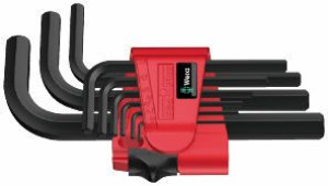 Zestaw Kluczy Trzpieniowych 950/9 Krótkich Black Laser,9szt.
