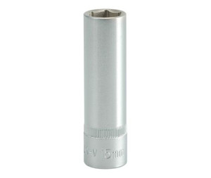 Nasadka Długa 6-kątna Chromowana 1/2'' 15mm