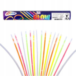 Świecące pałeczki patyczki GLOW STICK 15szt