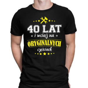 Koszulka na 40 Urodziny, prezent T-shirt męski