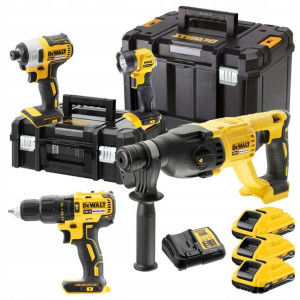 DeWALT DCK440L3T Zestaw Combo Wkrętarka 3x3Ah 18V