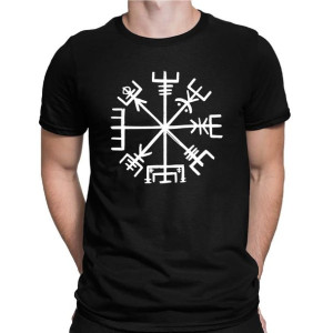 Koszulka męska t-shirt VIKING kompas wikingów