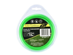 Żyłka Tnąca Do Kos I Podkaszarek 2,7 Mm 15 Mb Jg G73977-1 Pięciokąt