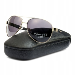 Okulary AVIATOR Męskie Polaryzacyjne ETUI kierowcy