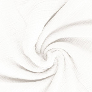 Muślin Bawełniany Double Gauze White - Biały