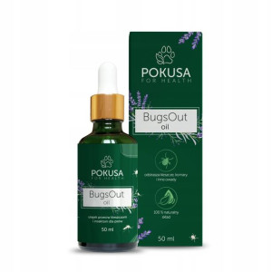 POKUSA BugsOut Oil 50ml Olejek na kleszcze psa kot