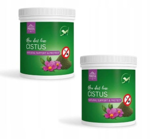 2x Czystek zmienia zapach psa odstrasza kleszcze