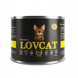 LOVCAT PURE CHICKEN dla kot bogata w kurczaka 200g