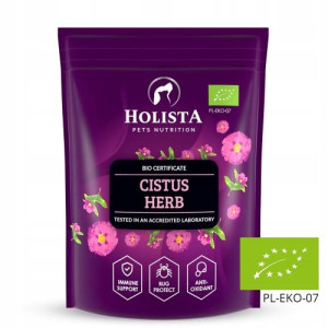 HolistaPets BIO Czystek suplement na kleszcze 500g