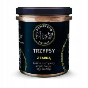 HAPPY SNACKY TRZYPSY karma dla psa Dziczyzną 300g