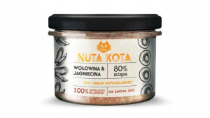 NUTA KOTA Wekowana karma Wołowina Jagnięcina 200g