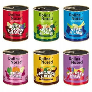 SUPERFOOD Karma mokra psa MIX SMAKÓW 6x800g ZESTAW