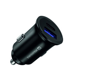 Ład Sam Swissten 36w Usb-c Qc Metal Black