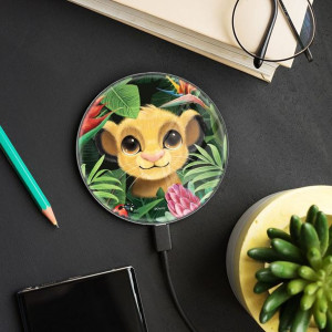 Ładowarka Indukcyjna Simba I Przyjaciele 001, Disney Wielobarwny