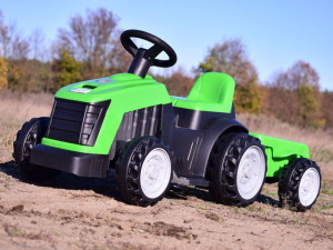 Traktor na akumulator dla dziecka z przyczepką!