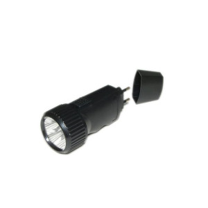 Latarka 5 x led akumulatorowa ładowana klasyczna