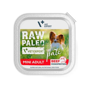 VetExpert Raw Paleo Pate Mini Adult Beef 150g