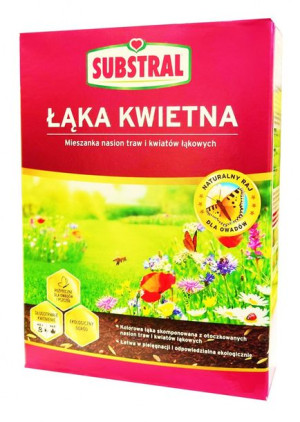 Trawa Łąka Kwietna na 30m2 Mieszanka Traw i Kwiatów Substral