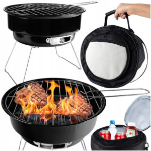 Grill turystyczny, przenośny + torba do przechowywania.