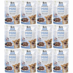 Brit Care Mini Pouch VENISON 12x85g