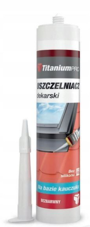 Uszczelniacz Dekarski Bezbarwny Kauczukowy 300ml