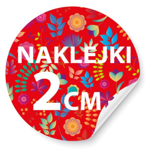Naklejki Z Logo, Etykiety Na Paczki 2cm 100szt.