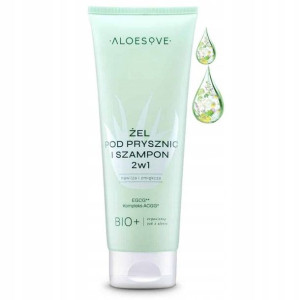 ALOESOVE Bio+ Żel pod prysznic i Szampon 2w1 250ml