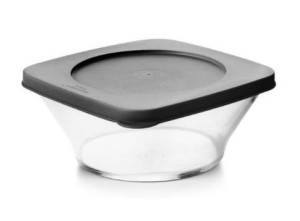 Tupperware Krystaliczna Perła Miska 620ml Kwadratowe Outlet