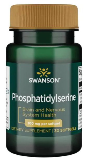 Swanson Fosfatydyloseryna 100 Mg 30 Kapsułek