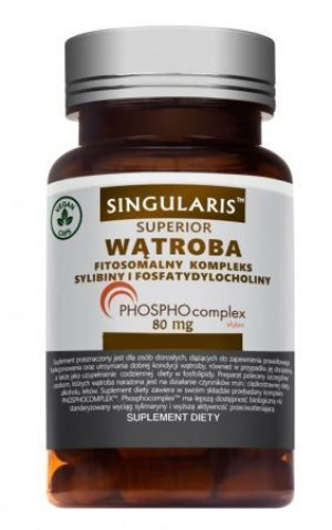 Singularis Wątroba Fitosomaliny 80mg 60 Kapsułek Wegańskich