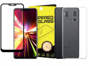 Huawei Mate 20 Lite szkło PEŁNE na cały ekran etui