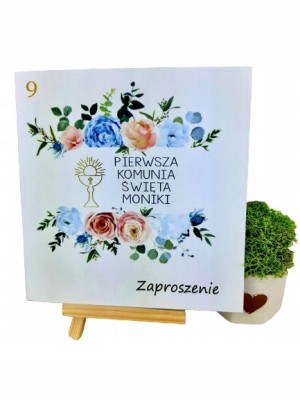 Zaproszenia Pierwsza Komunia, Kartki komunia