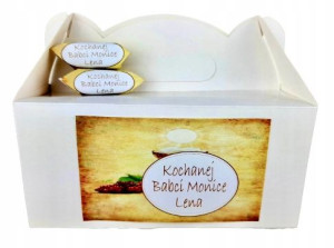 komunia krówki podziękowanie dla babci dziadka 1kg