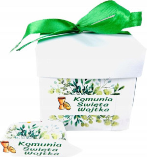 krówki z cytatami z Biblii komunia dla gości 7 szt