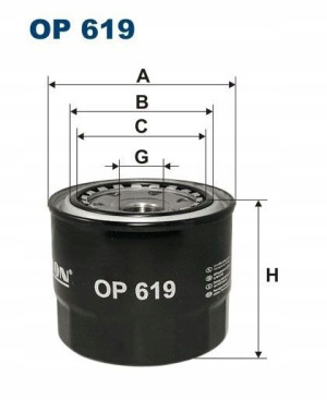 Filtr Oleju Op619