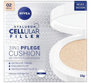 (DE) Nivea, Krem-podkład w poduszce do twarzy 02, 15 g (PRODUKT Z NIEMIEC)