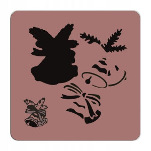szablon A4 177 dzwony do dekoracji decoupage