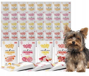 Mokra karma TUF TUF saszetka MIX 40x100g 65% mięsa