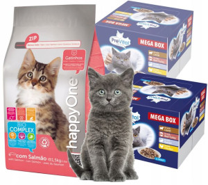 PREVITAL saszetki 2x MegaBox, HAPPYONE dla kociąt