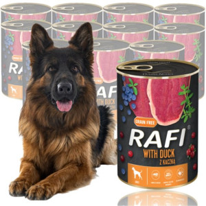 RAFI Dolina Noteci mokra karma psa 12x800g Kaczka