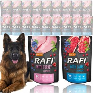RAFI karma psa saszetka indyk jagnięcina 20x300g