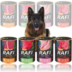 RAFI Dolina Noteci mokra karma MIX puszka 8x800g