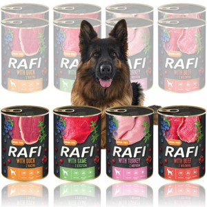 RAFI Dolina Noteci mokra karma MIX puszka 12x800g