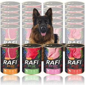 RAFI Dolina Noteci mokra karma MIX puszka 24x800g